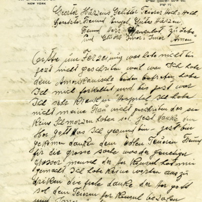 Carta manuscrita y firmada.